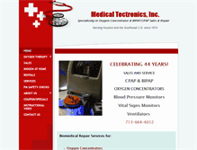 Tablet Screenshot of medicaltectronics.net